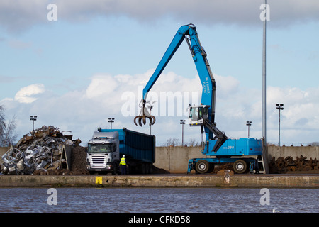 Associate i porti britannici   porti Docks e porti in Goole visita A B P (Goole), North Humberside, REGNO UNITO Foto Stock