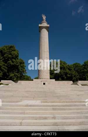 Montfaucon American Prima guerra mondiale Memorial presso Romagne sulla linea Hindenburg in Meuse Argonne Forest in Francia Foto Stock