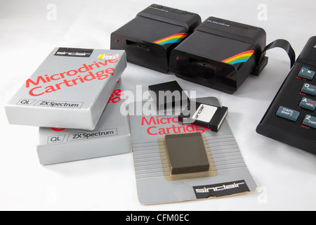 ZX Microdrive cartucce Sinclair Spectrum Foto Stock