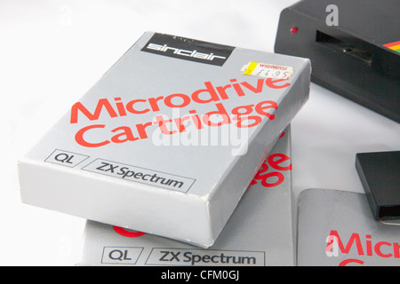 Boxed Microdrive Sinclair Spectrum cartuccia QL al prezzo di £4.95 WHSMITHS Foto Stock