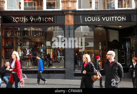 Un negozio Louis Vuitton, Victoria Quarter, Leeds, England, Regno Unito Foto Stock