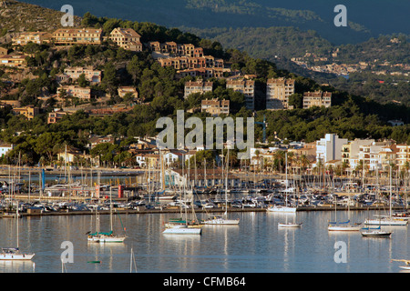 Port de Pollenca, Maiorca, isole Baleari, Spagna, Mediterraneo, Europa Foto Stock