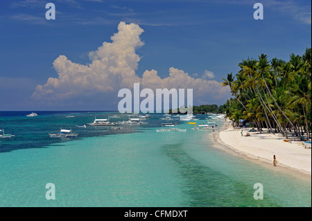 Alona Beach, Panglao, Bohol, Filippine, Sud-est asiatico, in Asia Foto Stock