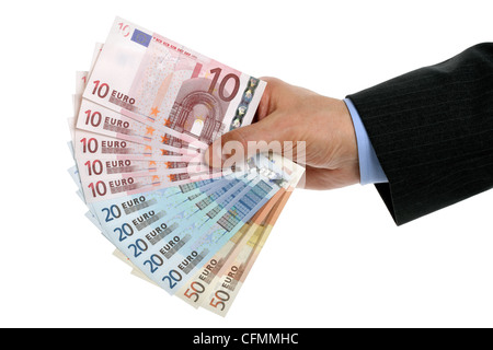 Unione europea valuta Foto Stock