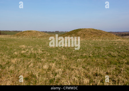 Overton Hill Wiltshire Foto Stock