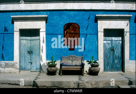 El Perico Azul boutique a Todos Santos, Baja California Sur, Messico Foto Stock