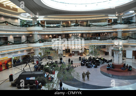 L'atrio al Atlanta International Airport. Foto Stock