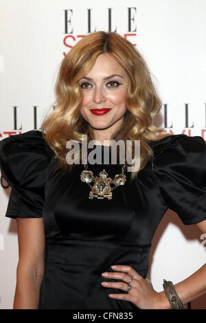 Fearne Cotton ELLE Style Awards 2011 tenutasi presso il Grand Connaught Rooms - arrivi a Londra, Inghilterra - 14.02.11 Foto Stock
