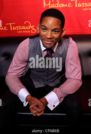 Will Smith waxwork svelare come parte della storia nero mese al Madame Tussauds di Las Vegas, Nevada - 16.02.11 Foto Stock