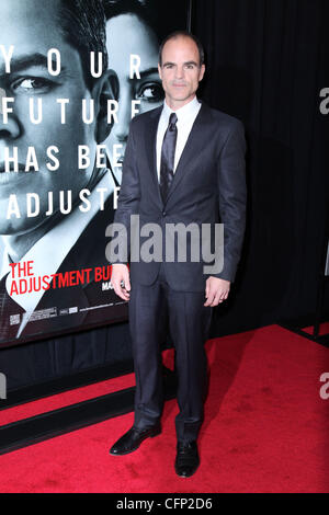 Michael Kelly 'la regolazione Bureau" - New York Premiere tenutosi presso il Teatro Ziegfeld New York City, Stati Uniti d'America - 14.02.11 Foto Stock