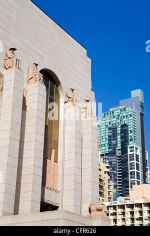 ANZAC War Memorial in Hyde Park, il quartiere centrale degli affari di Sydney, Nuovo Galles del Sud, Australia Pacific Foto Stock