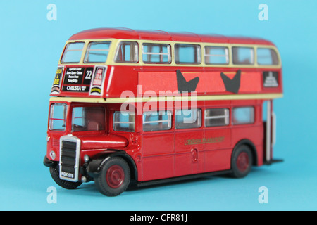 Bus rosso di Londra, Foto Stock