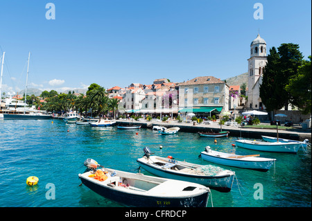 Porto di Cavtat, Dubrovnik-Neretva county, Croazia, Europa Foto Stock