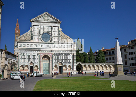 Chiesa di Santa Maria Novella, Firenze, Sito Patrimonio Mondiale dell'UNESCO, Toscana, Italia, Europa Foto Stock