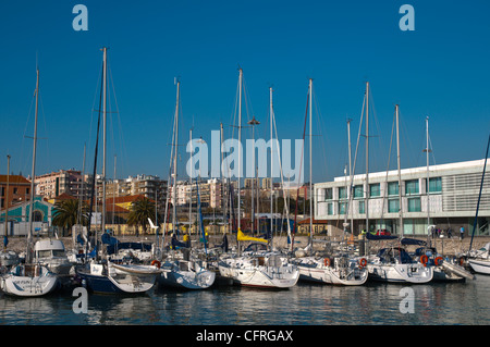 Doca de nato Sucesso porto quartiere Belem Lisbona Portogallo Europa Foto Stock