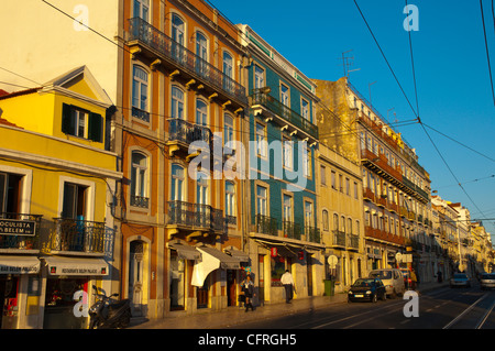 Rua da Jungueira street quartiere Belem Lisbona Portogallo Europa Foto Stock