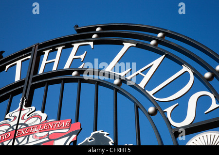 Haway Lads Gate a stadio della Luce Sunderland Inghilterra Foto Stock