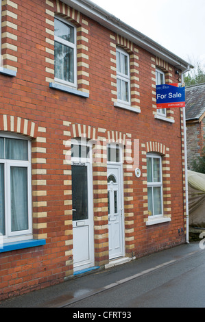 Periodo semi casa indipendente per la vendita in Talgarth Powys Wales UK Foto Stock