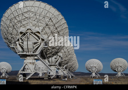 VLA, molto grande schiera, Nuovo Messico, parte della Radio Nazionale Osservatorio Astronomico , (NRAO) Foto Stock