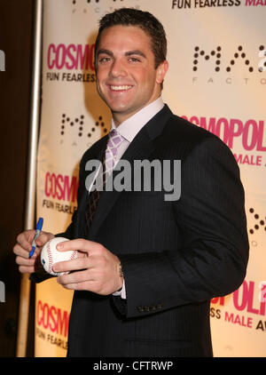 Jan 22, 2007; New York, NY, STATI UNITI D'AMERICA; New York ha incontrato il terzo baseman DAVID WRIGHT presso gli arrivi per Cosmopolitan 'Fun Fearless maschio dell'anno" 2007 tenutasi a Cipriani 42nd Street. Credito: Foto di Nancy Kaszerman/ZUMA premere. (©) Copyright 2007 da Nancy Kaszerman Foto Stock