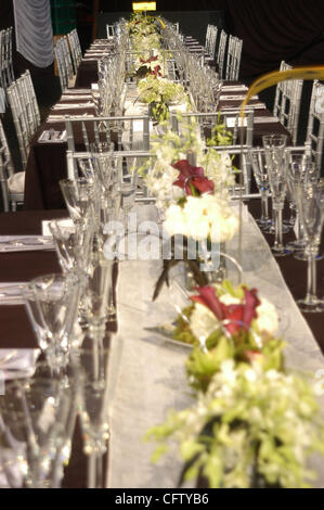 Jan 28, 2007 - Los Angeles, CA, Stati Uniti d'America - i preparativi per la XIII annuale di Screen Actors Guild Awards tenutosi presso lo Shrine Auditorium di Los Angeles. Foto Stock