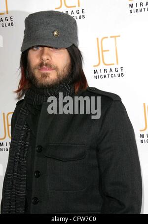 Febbraio 10, 2007 - Hollywood, California, Stati Uniti - K51782EG.Jared Leto RECORD RELEASE PARTY AL JET nightclub, MIRAGE HOTEL LAS VEGAS NV 02-09-2007. - 2007.(Immagine di credito: Â© Ed Geller/Globe foto/ZUMAPRESS.com) Foto Stock