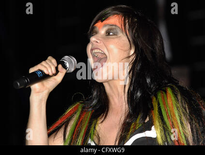 Aprile 27, 2007; Indio, CA, Stati Uniti d'America; musicista BJORK eseguire durante il Coachella Valley Music e Arts Festival 2007. Credito: Foto da Vaughn Youtz/ZUMA premere. (©) Copyright 2007 da Vaughn Youtz. Foto Stock