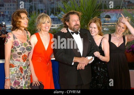 Anne Consigny, Marie-Josee Croze,Julian Schnabel,Emmanuelle Seigner e Olatz Lopez Garmendia Foto Stock