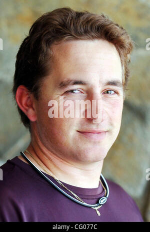 Mulini di alta scuola baseball coach Tony Adornetto Giovedì, 14 giugno 2007, a San Mateo in California (Ron Lewis/San Mateo County Times) Foto Stock