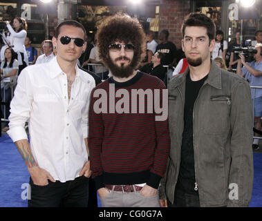 Jun 27, 2007 - Hollywood, CA, Stati Uniti d'America - Linkin Park all'Hollywood Premiere di ' Transformers" tenutasi presso Mann del villaggio del teatro. (Credito Immagine: © Lisa O'Connor/ZUMA Press) Foto Stock