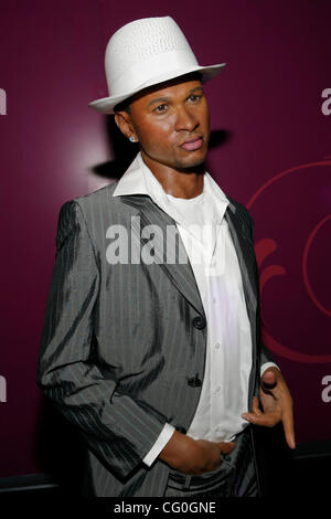 Giu 28, 2007 - New York, NY, STATI UNITI D'AMERICA - cera figura di Usher in sala VIP a Madame Tussauds per l'apertura del Club MTNY la sala VIP. (Credito Immagine: © J. P. Yim/ZUMA Press) Foto Stock