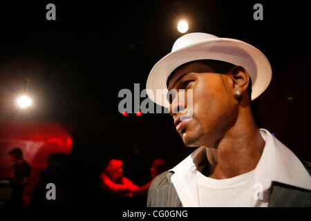 Giu 28, 2007 - New York, NY, STATI UNITI D'AMERICA - cera figura di Usher in sala VIP a Madame Tussauds per l'apertura del Club MTNY la sala VIP. (Credito Immagine: © J. P. Yim/ZUMA Press) Foto Stock