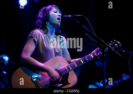 KT Tunstall effettuando in corrispondenza di Highline sala da ballo a 7/9/2007. Foto Stock