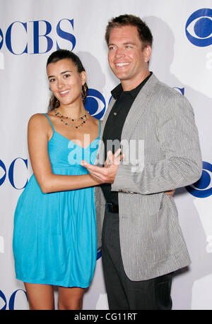 Jul 20, 2007 - Los Angeles, CA, Stati Uniti d'America - COTE DE PABLO E MICHAEL WEATHERLY al CBS All-Star parte 2007 tenutasi Al Wadsworth Theatre. (Credito Immagine: © Lisa O'Connor/ZUMA Press) Foto Stock