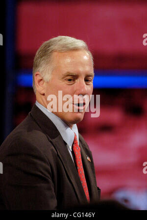 Howard Dean, presidente del comitato nazionale Democratic dopo la CNN YouTube presidenziale democratico dibattito presso la cittadella di Charleston, Carolina del Sud il lunedì, 23 luglio, 2007. Foto Stock