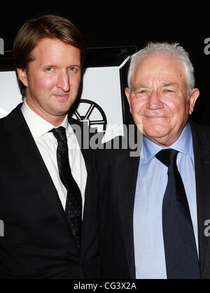 Tom Hooper, David Seidler La trentaseiesima edizione di Los Angeles Film Critics Association Awards tenutosi presso l'Hotel InterContinental - Arrivi Century City in California - 15.01.11 Foto Stock