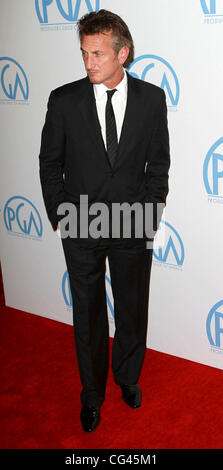 Sean Penn La XXII edizione produttori Guild (PGA) Awards tenutosi presso il Beverly Hilton Hotel - Gli arrivi di Los Angeles, California - 22.01.11 Foto Stock