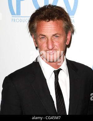 Sean Penn La XXII edizione produttori Guild (PGA) Awards tenutosi presso il Beverly Hilton Hotel - Gli arrivi di Los Angeles, California - 22.01.11 Foto Stock