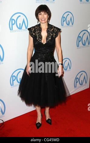 Gale Anne Hurd La XXII edizione produttori Guild (PGA) Awards tenutosi presso il Beverly Hilton Hotel - Gli arrivi di Los Angeles, California - 22.01.11 Foto Stock