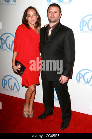 Scott Franklin e valutazione La XXII edizione produttori Guild (PGA) Awards tenutosi presso il Beverly Hilton Hotel - Gli arrivi di Los Angeles, California - 22.01.11 Foto Stock