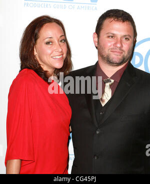 Scott Franklin e valutazione La XXII edizione produttori Guild (PGA) Awards tenutosi presso il Beverly Hilton Hotel - Gli arrivi di Los Angeles, California - 22.01.11 Foto Stock