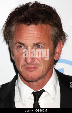 Sean Penn La XXII edizione produttori Guild (PGA) Awards tenutosi presso il Beverly Hilton Hotel - Gli arrivi di Los Angeles, California - 22.01.11 Foto Stock