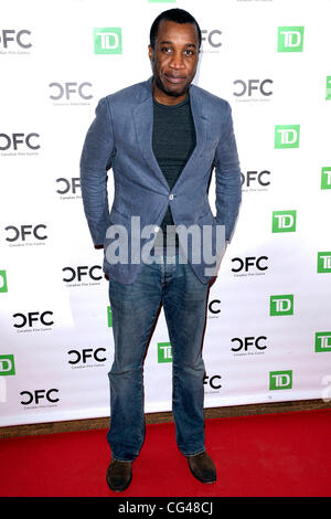 Clement Virgo Canadian Film Centre ospita un evento speciale "In conversazione con il regista Spike Lee" per commemorare storia nero al mese presso Cineplex Odeon gamma teatro. Toronto, Canada - 25.01.11 Foto Stock