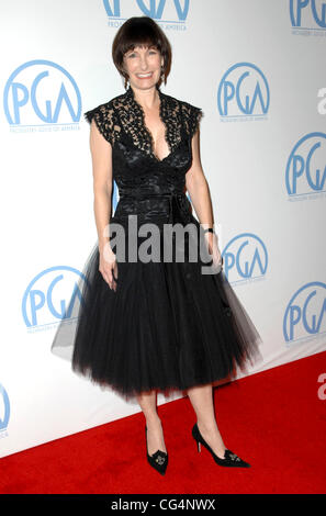 Gale Anne Hurd La XXII edizione produttori Guild (PGA) Awards tenutosi presso il Beverly Hilton Hotel - Gli arrivi di Los Angeles, California - 22.01.11 Foto Stock