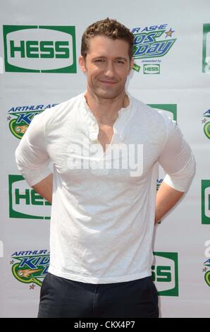 25 ago 2012. Matthew Morrison di presenze per 2012 Arthur Ashe Kids Day, USTA Billie Jean King National Tennis Center, Lavaggio, NY Agosto 25, 2012. Foto di: Derek Storm/Everett Collection Foto Stock