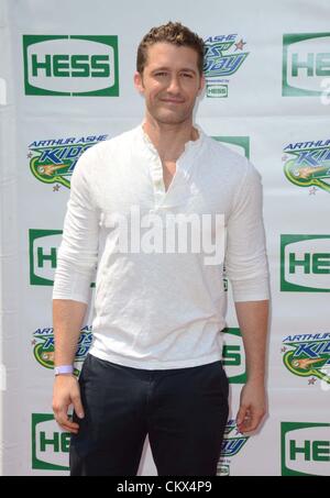 25 ago 2012. Matthew Morrison di presenze per 2012 Arthur Ashe Kids Day, USTA Billie Jean King National Tennis Center, Lavaggio, NY Agosto 25, 2012. Foto di: Derek Storm/Everett Collection Foto Stock