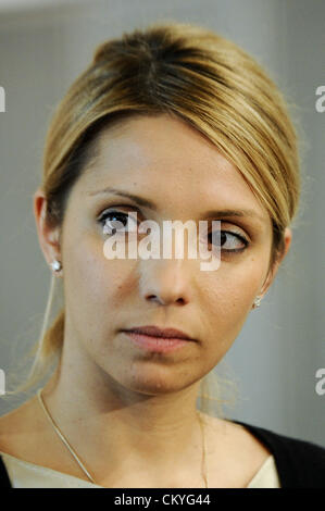 Sett. 3, 2012 - Bruxelles, BXL, Belgio - Yevhenia (Eugenia Tymoshenko , figlia di Yulia Tymoshenko , Ucraina ex primo ministro al Parlamento europeo a Bruxelles in Belgio su 03.09.2012 da Wiktor Dabkowski (credito Immagine: © Wiktor Dabkowski/ZUMAPRESS.com) Foto Stock