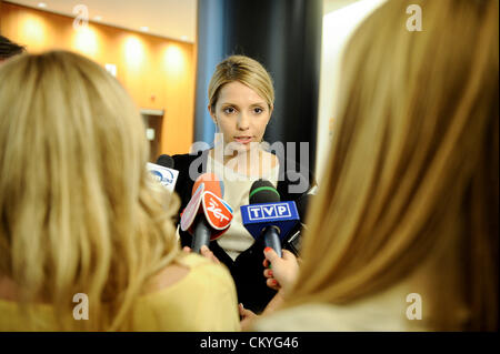 Sett. 3, 2012 - Bruxelles, BXL, Belgio - Yevhenia (Eugenia Tymoshenko , figlia di Yulia Tymoshenko , Ucraina ex primo ministro al Parlamento europeo a Bruxelles in Belgio su 03.09.2012 da Wiktor Dabkowski (credito Immagine: © Wiktor Dabkowski/ZUMAPRESS.com) Foto Stock