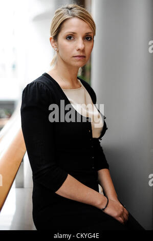 Sett. 3, 2012 - Bruxelles, BXL, Belgio - Yevhenia (Eugenia Tymoshenko , figlia di Yulia Tymoshenko , Ucraina ex primo ministro al Parlamento europeo a Bruxelles in Belgio su 03.09.2012 da Wiktor Dabkowski (credito Immagine: © Wiktor Dabkowski/ZUMAPRESS.com) Foto Stock