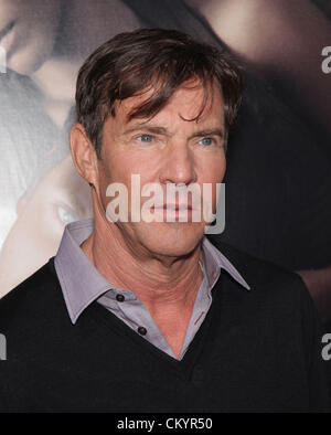 Sett. 4, 2012 - Hollywood, California, Stati Uniti - Dennis Quaid arriva per la premiere del film " le parole " al Arclight theater. (Credito Immagine: © Lisa O'Connor/ZUMAPRESS.com) Foto Stock